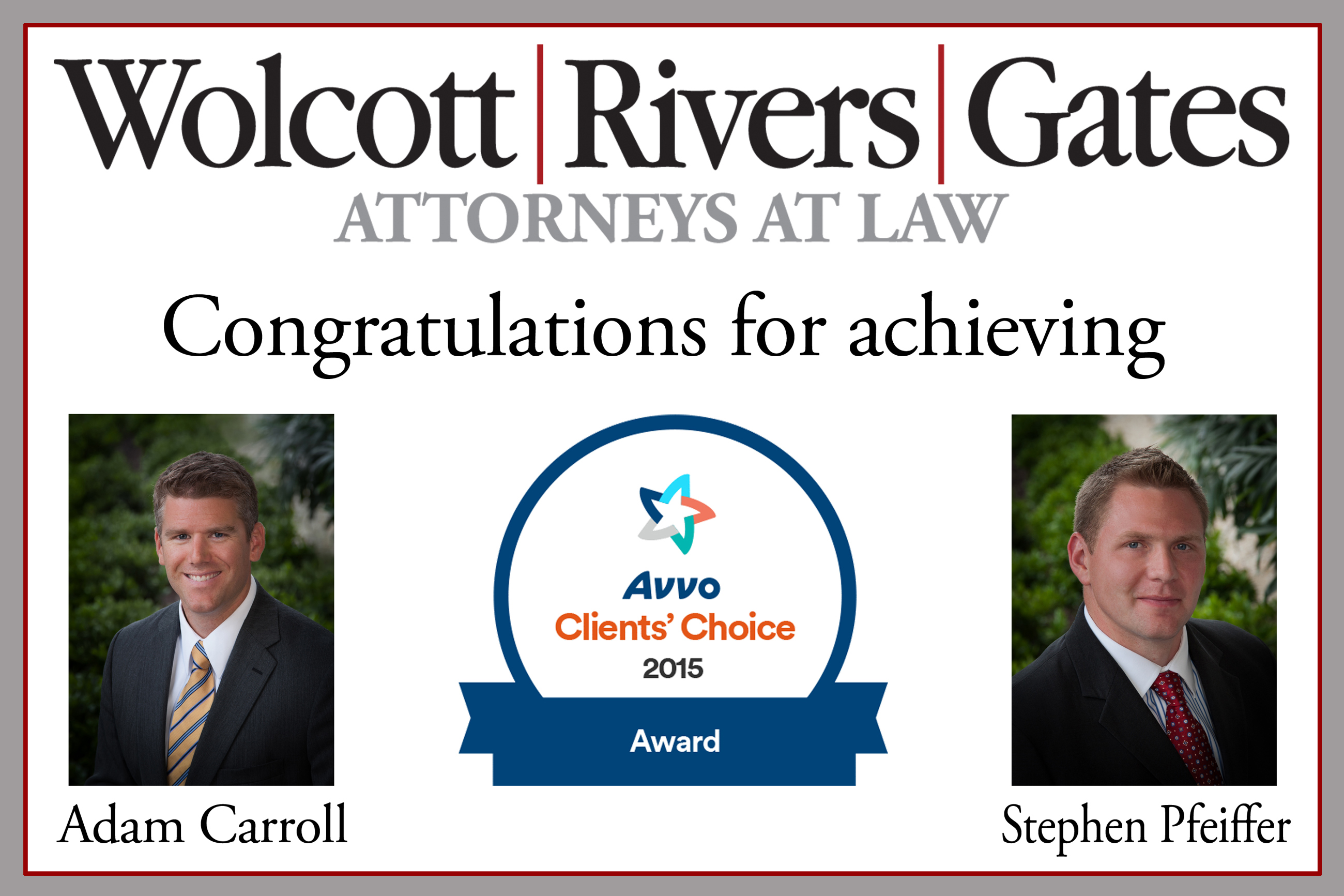 2015 Avvo Clients Choice